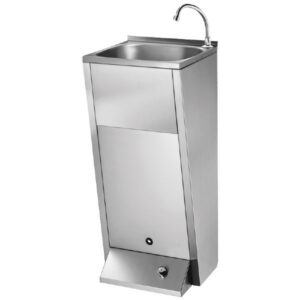 Lave mains inox sur pied