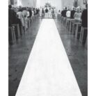 Tapis de cérémonie blanc 15m blanc ou rouge