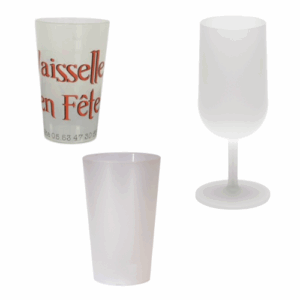 Gamme verre  réutilisable